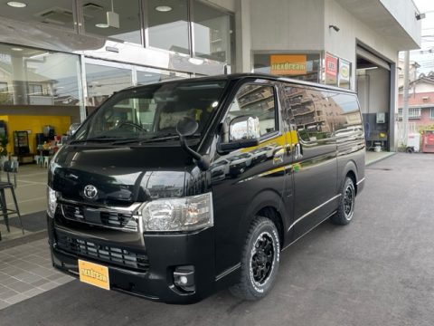 flexdream　ハイエース三郷店　　新車カスタム車入庫！　【FD-BOX5　camping】